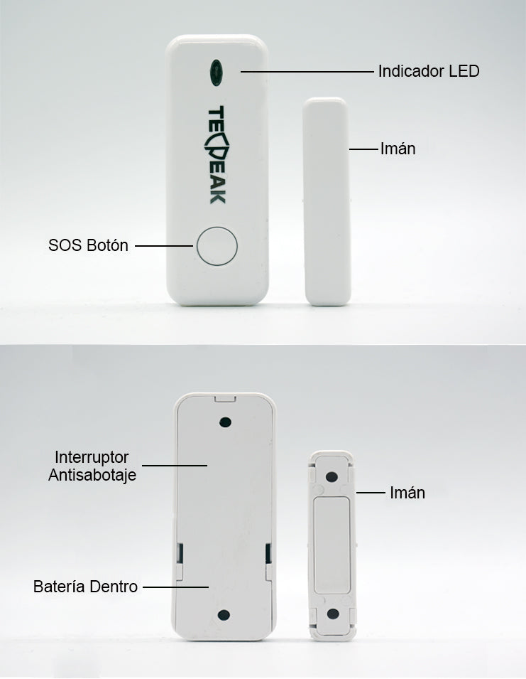 A6 - Système de sécurité WiFi/GSM (Blanc)