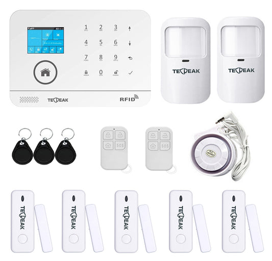 A4 - Alarme Maison Intelligente WiFi / GSM (Blanco)