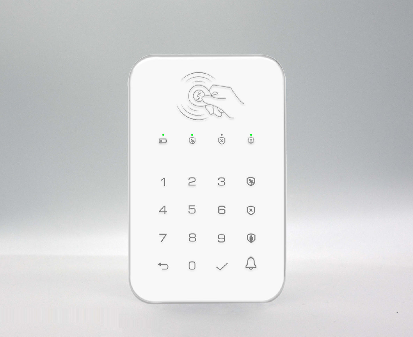 Tastaturarbeit mit WiFi Home Alarm